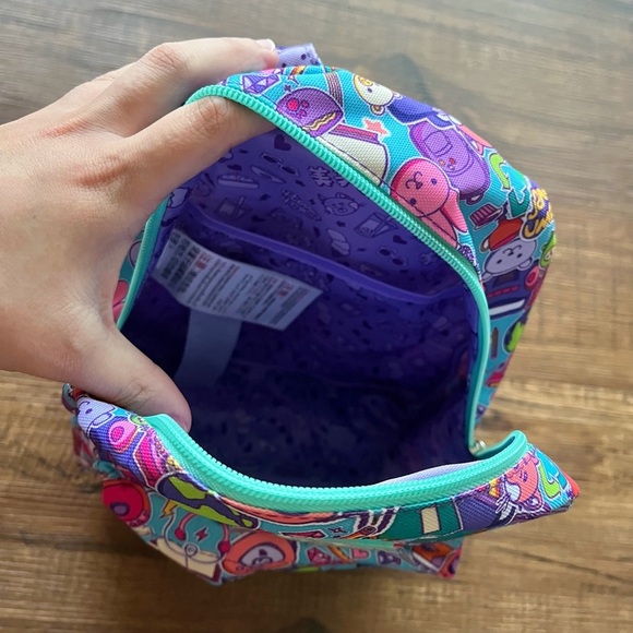 NWT Loungefly Disney Pixar Turning Red Panda Doodle Print Mini Backpack - Picture 4 of 5